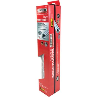 Image showing 9 th Certified Appliance Accessories 8 ft. Semi-Rigid Dryer Vent Duct