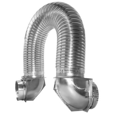 Image showing  8 ft. Dryer Vent Duct Kit with Elbows