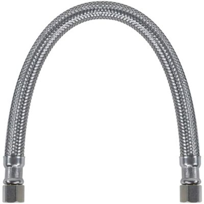 Image showing  1 ft. Braided Stainless Steel Ice Maker Connector