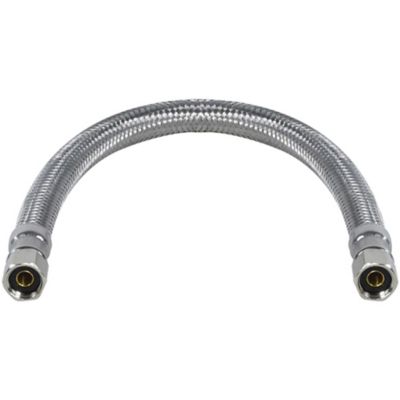 Image showing  1 ft. Braided Stainless Steel Ice Maker Connector