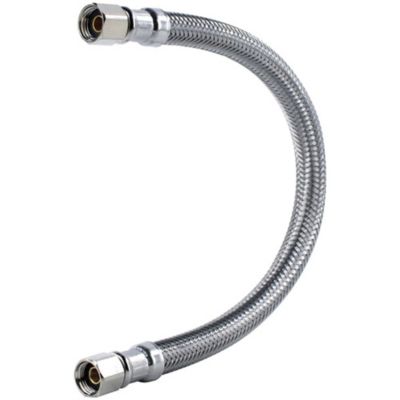 Image showing  2 ft. Braided Stainless Steel Ice Maker Connector