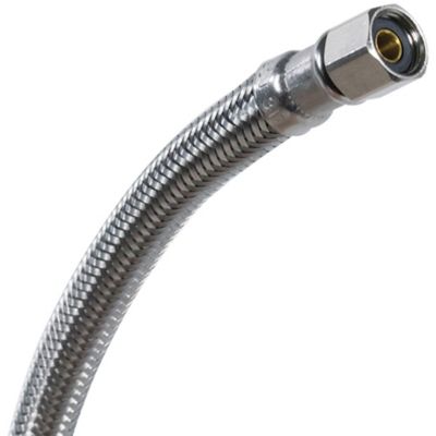 Image showing  4 ft. Braided Stainless Steel Ice Maker Connector