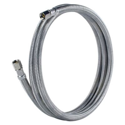 Image showing  7 ft. Braided Stainless Steel Ice Maker Connector