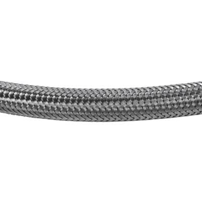 Image showing  16 in. Braided Stainless Steel Faucet Supply Line, 3/8 in. FCM x 1/2 in. FIP