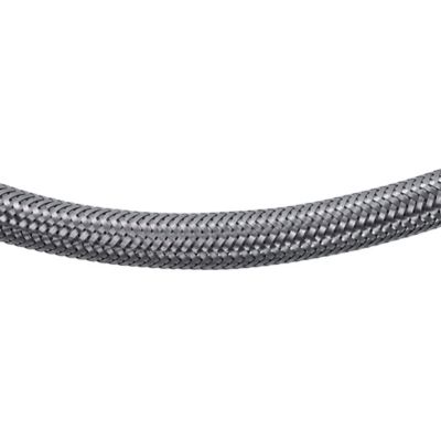 Image showing  16 in. Braided Stainless Steel Toilet Supply Line, 3/8 in. FCM x 7/8 in. Female Ballcock