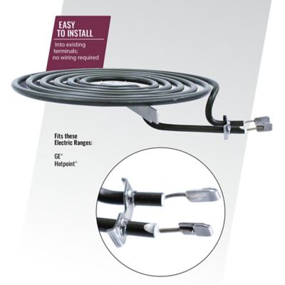 Image showing  8 in. 6-Turn 2,350-Watt Replacement Range Surface Burner Element for GE & Hotpoint WB30M2