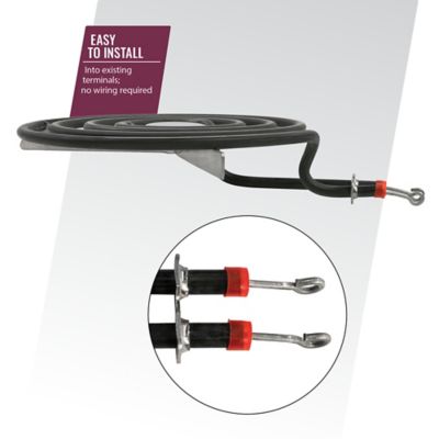 Image showing 6 th Certified Appliance Accessories 8 in. 4-Turn 2,100-Watt Replacement Range Surface Burner Element for SP21YA