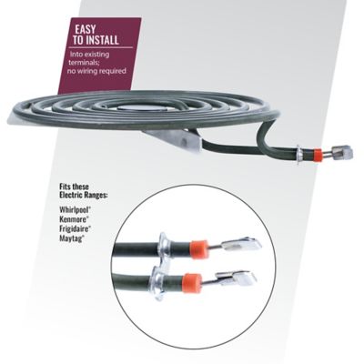 Image showing  8 in. 2,100W 5-Turn Surface Burner Element for Whirlpool, Kenmore, Frigidaire & Maytag MP21YA