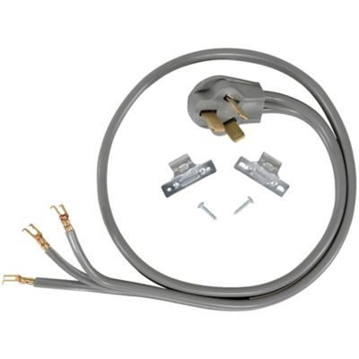 Certified Appliance Accessories 6 ft. 3-Wire Open-End-Connector 40A ...