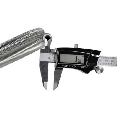 Image showing  4 ft. Braided Stainless Steel Washing Machine Hose