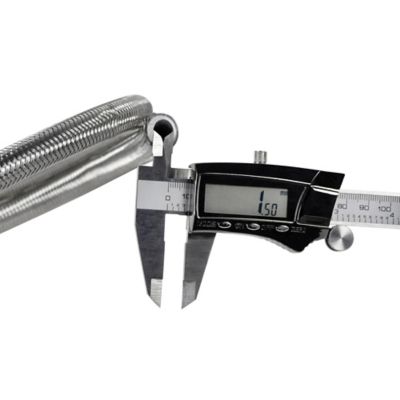 Image showing  8 ft. Braided Stainless Steel Washing Machine Hose