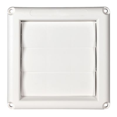 Image showing  4 in. Supurr-Vent Replacement Louvered Vent Hood, White