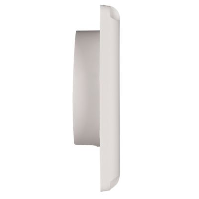 Image showing 7 th Deflecto 4 in. Supurr-Vent Replacement Louvered Vent Hood, White
