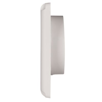 Image showing 9 th Deflecto 4 in. Supurr-Vent Replacement Louvered Vent Hood, White