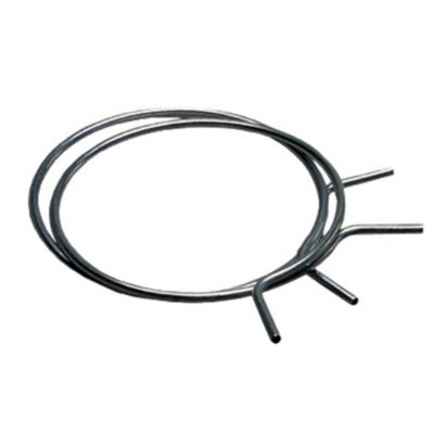 Image showing  5 ft. 3-Ply 4 in. Class 1 Flexible Aluminum Duct with Spring Clamps