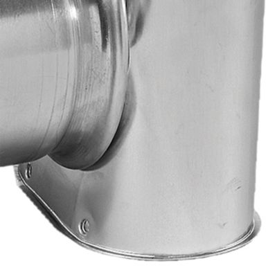 Image showing 5 th Deflecto 4 in. Aluminum Offset Dryer Hose Connector