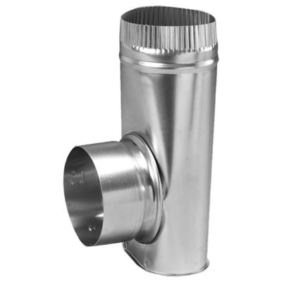 Image showing 6 th Deflecto 4 in. Aluminum Offset Dryer Hose Connector