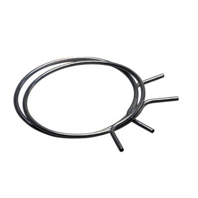 Image showing  8 ft. 3-Ply 4 in. Class 1 Flexible Aluminum Duct with Spring Clamps