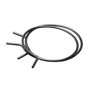 Image showing  4 in. x 8 ft. Supurr-Flex Multilayered Flexible Aluminum Duct with Metal Spring Clamps