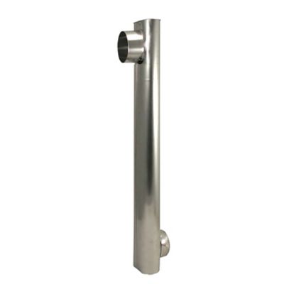 Image showing 5 th Deflecto 27 in.-48 in. Skinny Duct Telescoping Aluminum Dryer Vent