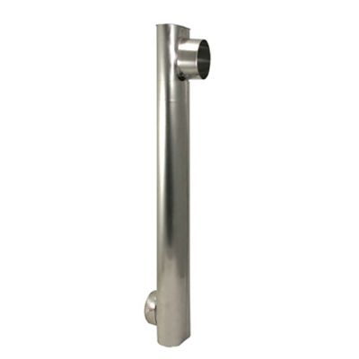 Image showing 8 th Deflecto 27 in.-48 in. Skinny Duct Telescoping Aluminum Dryer Vent