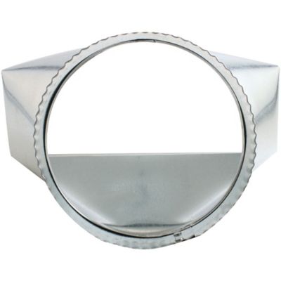 Image showing  6 in. Galvanized Rectangular to Round Transition