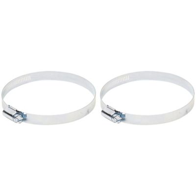 Deflecto 4 in. Worm Drive Clamps, 2 pk
