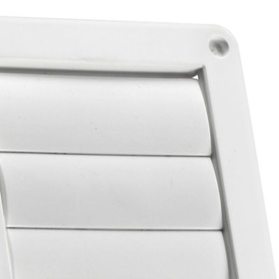 Image showing  4 in. Plastic Louvered Vent, White