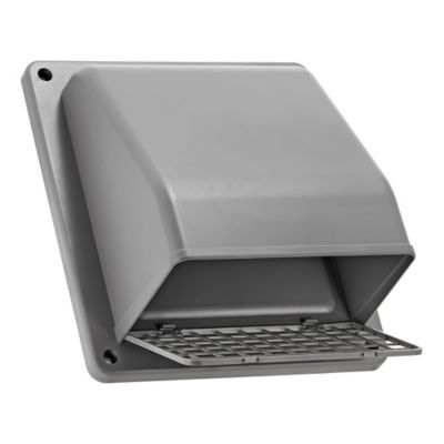Lambro 6 in. Plastic Wall Cap, Gray