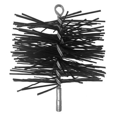 Chromex Premium Poly Chimney Cleaning Brush with 1/4 in. NPT Fitting (8 in.)