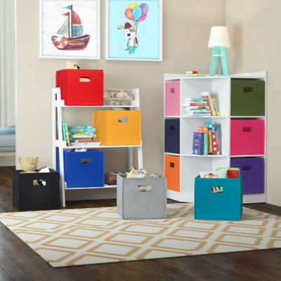Image showing 7 th RiverRidge Home Kids Fabric Collapsible Storage Cube Organizers - 2 pk., 02-011