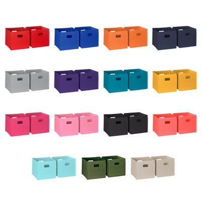 Image showing 5 th RiverRidge Home Kids Fabric Collapsible Storage Cube Organizers - 2 pk., 02-059