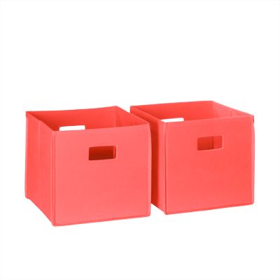 RiverRidge Home Kids Fabric Collapsible Storage Cube Organizers - 2 pk., 02-181