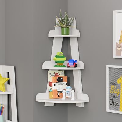Image showing  Kids 3-Tier Corner Shelf Display Stand