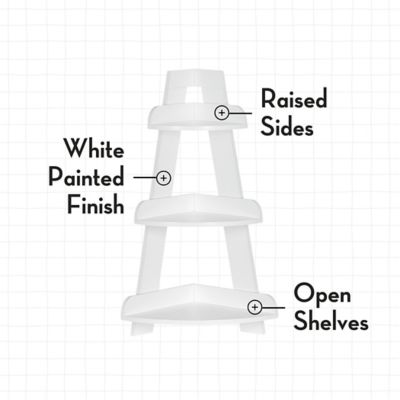 Image showing  Kids 3-Tier Corner Shelf Display Stand