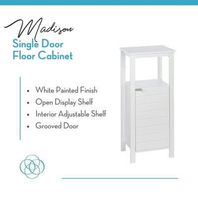 Image showing  1-Door Madison Bathroom and Laundry Storage Cabinet
