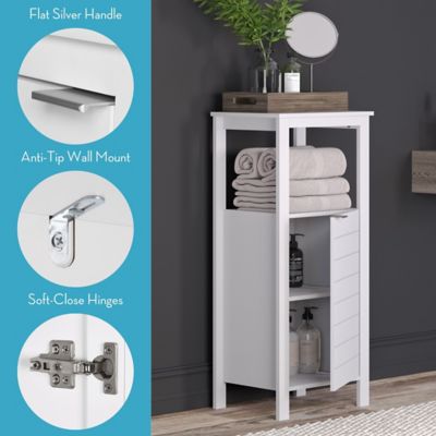 Image showing  1-Door Madison Bathroom and Laundry Storage Cabinet