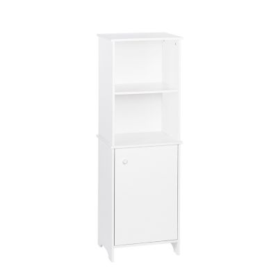RiverRidge Home 1-Door Medford Tall Bathroom Storage Cabinet and Linen Organizer