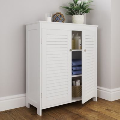 Image showing  Ellsworth Bathroom and Laundry Storage Floor Cabinet with Doors