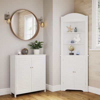 Image showing  Ellsworth Bathroom and Laundry Storage Floor Cabinet with Doors