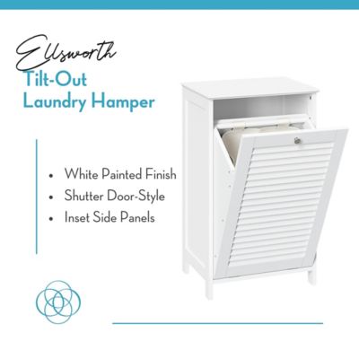 Image showing  Ellsworth Tilt-Out Laundry Hamper Cabinet with Removable Cloth Storage Bag