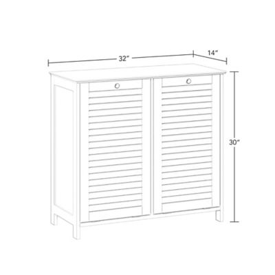 Image showing  Ellsworth Double Tilt-Out Laundry Hamper Cabinet with Removable Cloth Storage Bag