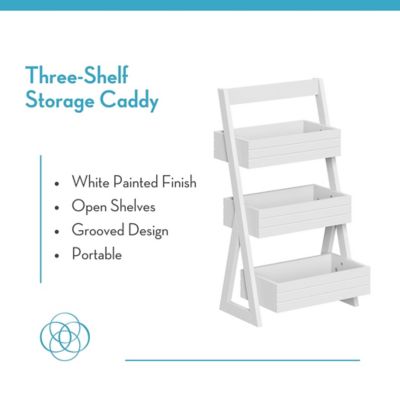 Image showing  Home Lightweight Portable 3-Shelf Storage Caddy Organizer