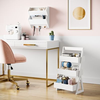 Image showing 6 th RiverRidge Home Home Lightweight Portable 3-Shelf Storage Caddy Organizer