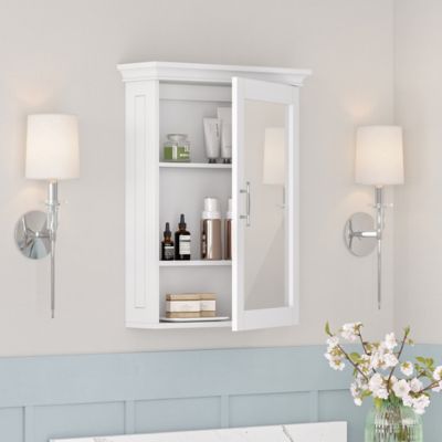 Image showing  Somerset Bathroom and Laundry Mirrored Wall Mount Storage Medicine Cabinet