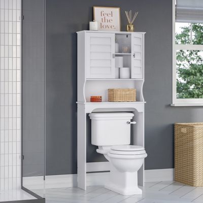 Image showing  Brookfield Over the Toilet Bathroom Spacesaver Wall Medicine Storage Cabinet