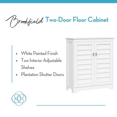 Image showing  2-Door Brookfield Floor Bathroom and Laundry Storage Cabinet