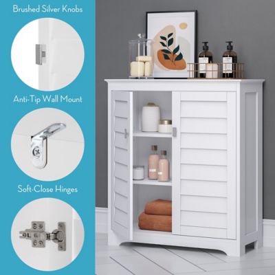 Image showing  2-Door Brookfield Floor Bathroom and Laundry Storage Cabinet