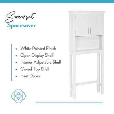 Image showing  Somerset Over the Toilet Bathroom Spacesaver Wall Medicine Storage Cabinet, 06-040