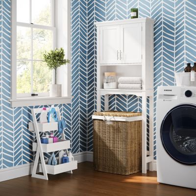 Image showing 7 th RiverRidge Home Somerset Over the Toilet Bathroom Spacesaver Wall Medicine Storage Cabinet, 06-040